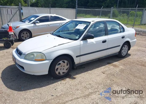 1997 Honda Civic Lx из США, поврежденный, VIN 1HGEJ667XVL017129